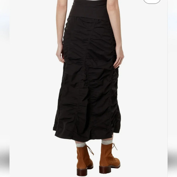 XCVI Women’s Gored Peasant Skirt Black Sz Small - Picture 5 of 15